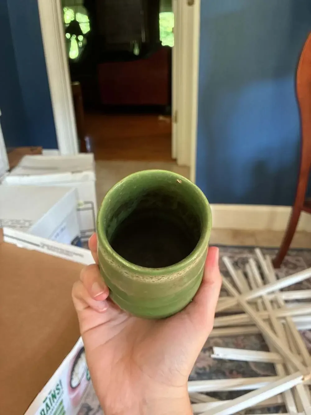 Tamac Pottery Frosty Pine vase